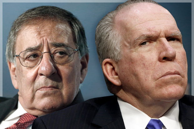 Leon Panetta, John Brennan (Reuters/Jonathan Ernst/Kevin Lamarque/Photo montage by Salon)