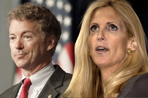 Rand Paul, Ann Coulter (AP/Reed Saxon/Jeff Malet, maletphoto.com/photo montage by Salon)