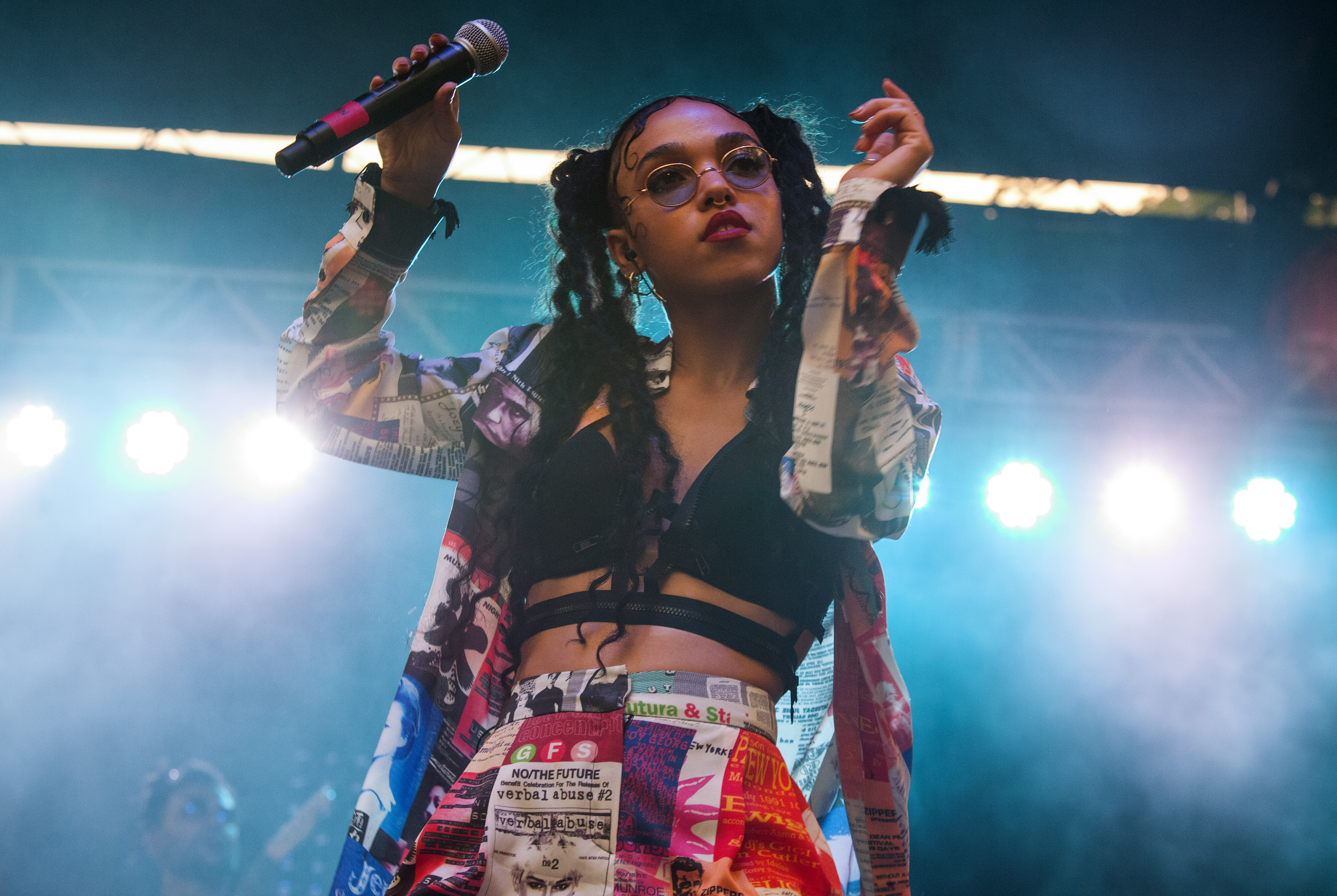 FKA Twigs at the 2014 Pitchfork Music Festival. June 19, 2014 in Chicago. (Barry Brecheisen/invision/ap)