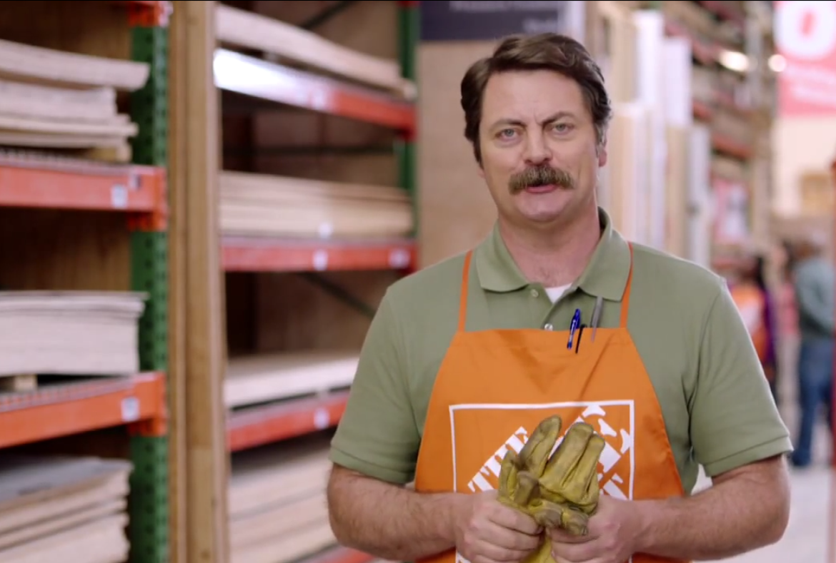 Nick Offerman on "Last Week Tonight" (HBO)