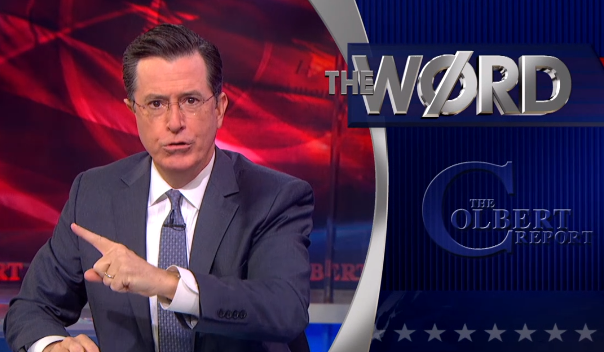 Stephen Colbert "The Word" (Comedy Central)