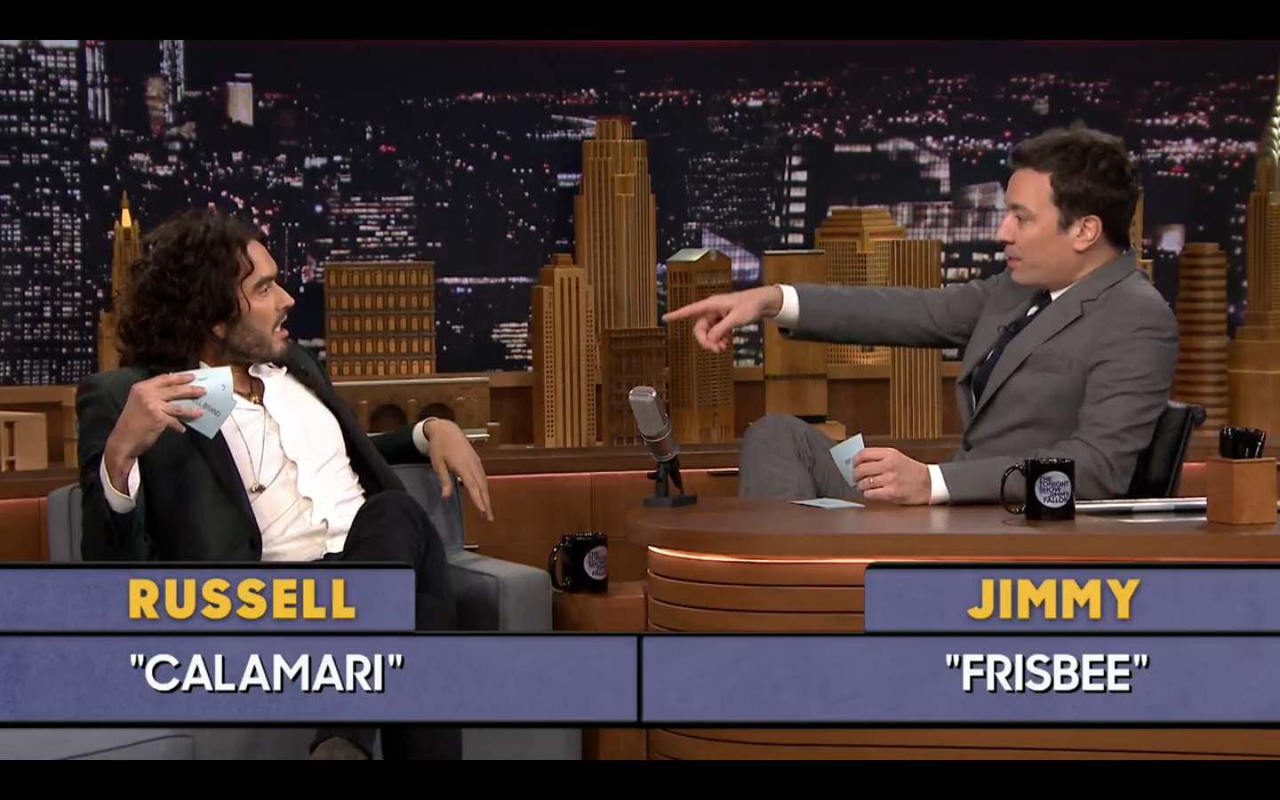 Russell Brand and Jimmy Fallon (NBC)