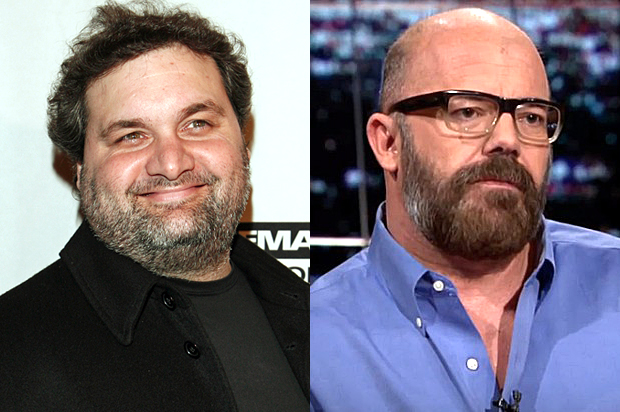 Artie Lange, Andrew Sullivan (AP/Stuart Ramson/HBO)