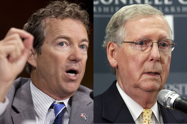 Rand Paul, Mitch McConnell (AP/Manuel Balce Ceneta/Reuters/John Sommers II)