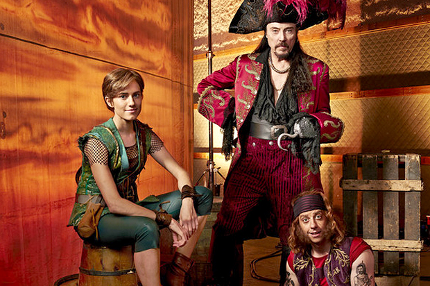 Allison Williams, Christopher Walken and Christian Borle in "Peter Pan Live!" (NBC/Virginia Sherwood)