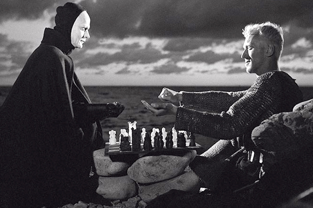 Max von Sydow and Bengt Ekerot in "The Seventh Seal"