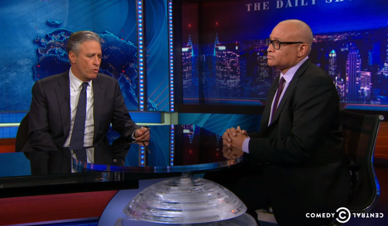 Jon Stewart and Larry Wilmore (Comedy Central)