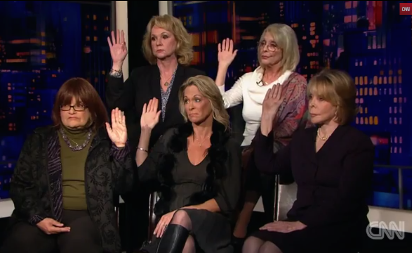 Joan Tarshis, Barbara Bowman, Kristina Ruehli, Patty Masten and Victoria Valentino (CNN)