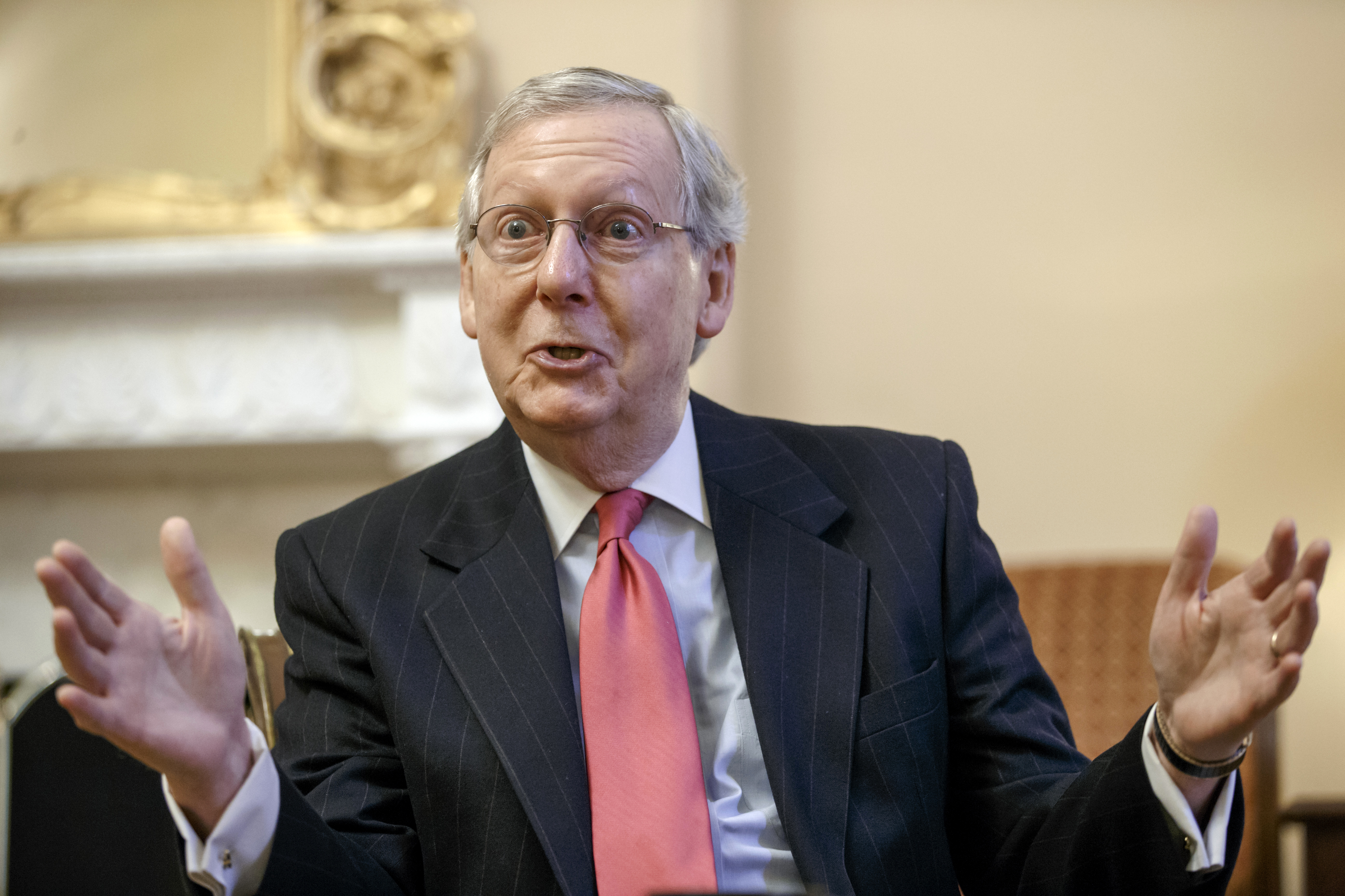 Senate Majority Leader Mitch McConnell (AP Photo/J. Scott Applewhite)