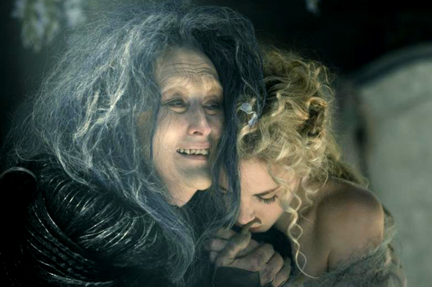 Meryl Streep and Mackenzie Mauzy in "Into the Woods" (Walt Disney Studios)
