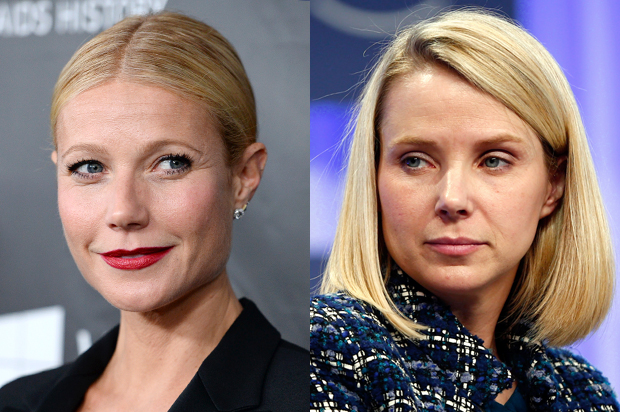 Gwyneth Paltrow, Marissa Mayer (AP/Jordan Strauss/Reuters/Denis Balibouse)