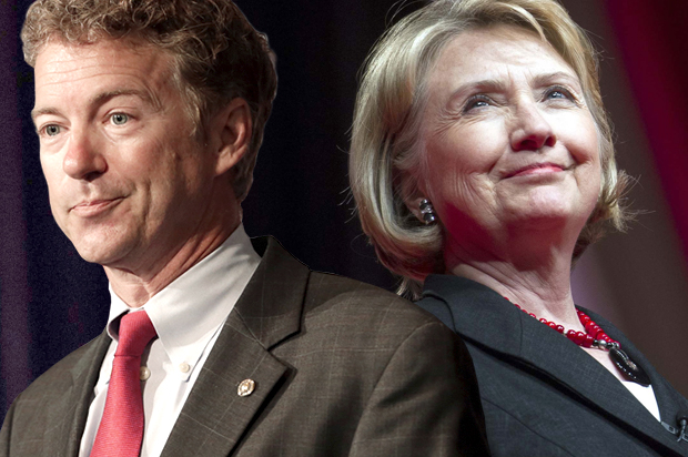 Rand Paul, Hillary Clinton (AP/Reed Saxon/Cliff Owen/Photo montage by Salon)