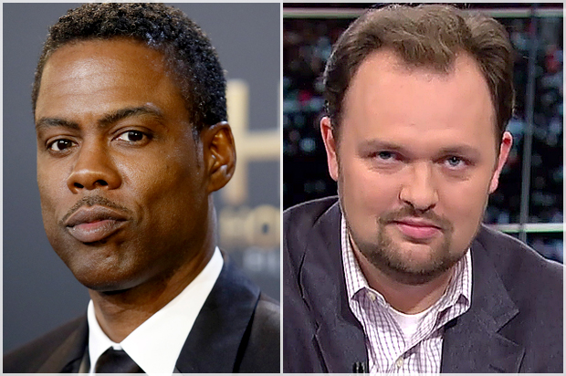 Chris Rock, Ross Douthat (Reuters/Danny Moloshok/HBO)