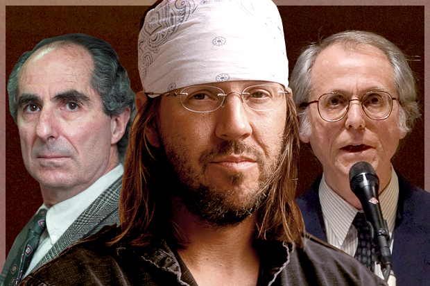 Phillip Roth, David Foster Wallace, Don DeLillo (AP/Joe Tabbacca/Hachette/Stephen Chernin/Photo montage by Salon)
