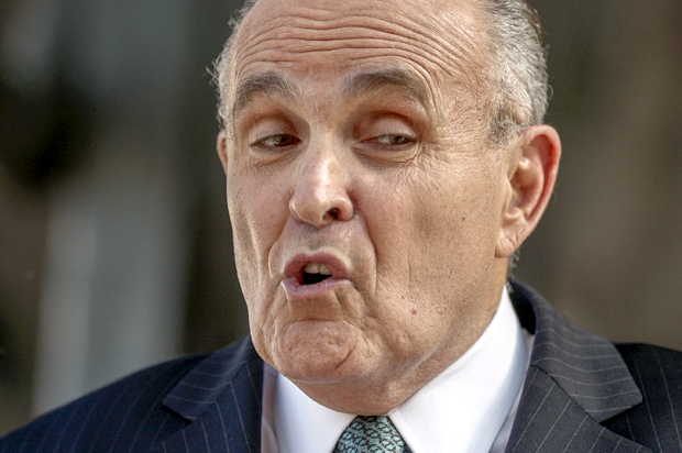 Rudy Giuliani (AP/Damian Dovarganes)