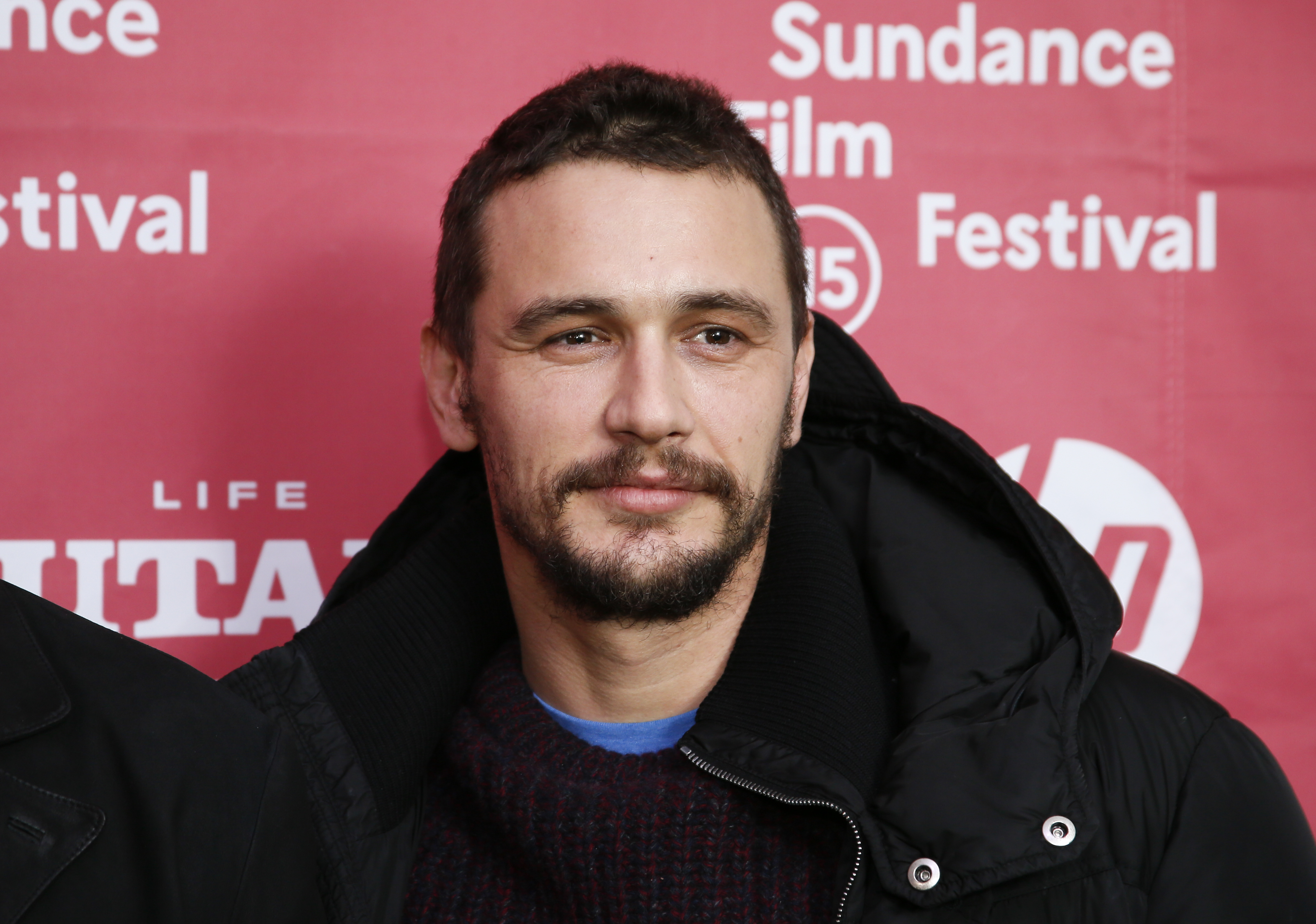 Actor James Franco poses at the premiere of "True Story" during the 2015 Sundance Film Festival on Friday, Jan. 23, 2015, in Park City, Utah. (Danny Moloshok/invision/ap)