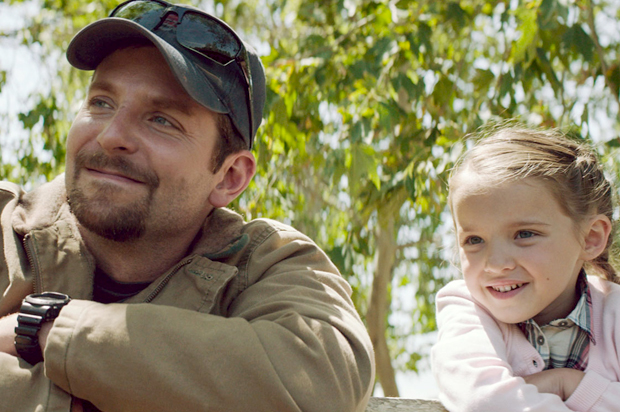 Bradley Cooper and Madeleine McGraw in "American Sniper" (Warner Bros. Entertainment)