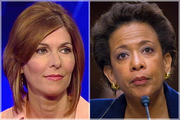 Sharyl Attkisson, Loretta Lynch (Fox News/Jeff Malet, maletphoto.com)