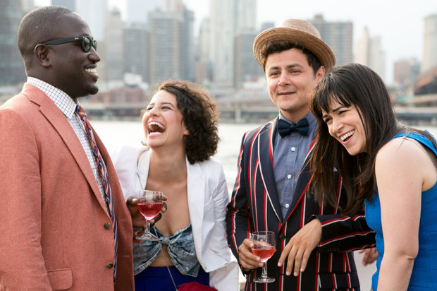 Hannibal Buress, Ilana Glazer, Arturo Castro and Abbi Jacobson of "Broad City" (Comedy Central/Matt Peyton)