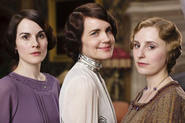 Elizabeth McGovern, Michelle Dockery and Laura Carmichael of "Downton Abbey" (Carnival Films)