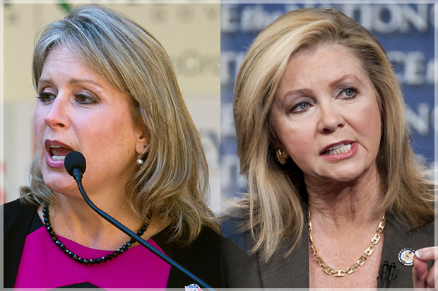 Renee Ellmers, Marsha Blackburn (AP/Karl B DeBlaker/Chris Usher)