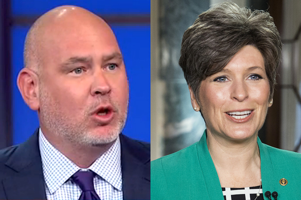 Steve Schmidt, Joni Ernst (MSNBC/Reuters/Joshua Roberts)