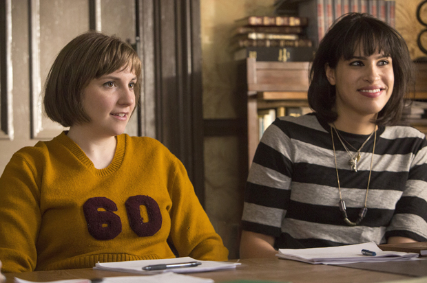 Lena Dunham and Desiree Akhavan in "Girls" (HBO/Craig Blankenhorn)