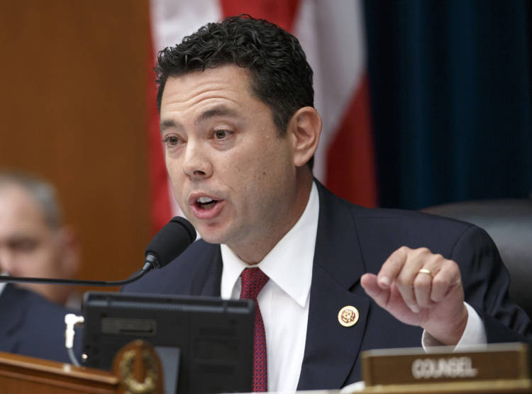 FILE - In this Sept. 30, 2014 file photo, Rep. Jason Chaffetz, R-Utah speaks on Capitol Hill in Washington. Republicans remain in charge of the House, but it wont be the same Republicans leading many committees. House Speaker John Boehner of Ohio, is poised to run the chamber for the fifth straight year, but nine committees are getting new heads, providing an opportunity for fresh faces to make an impact on issues such as defense, government spending and taxes.   (AP Photo/J. Scott Applewhite, File) (AP)