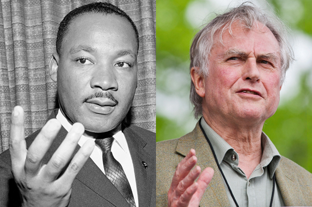Martin Luther King Jr., Richard Dawkins (AP/Reuters/Andrew Winning)