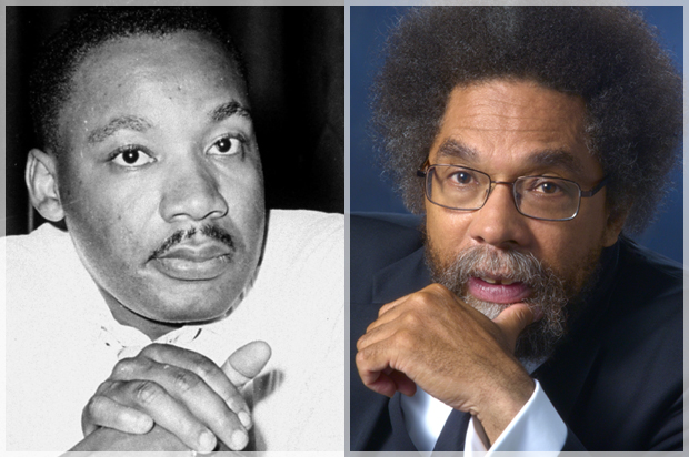 Martin Luther King Jr., Cornel West (AP/Sigrid Estrada)
