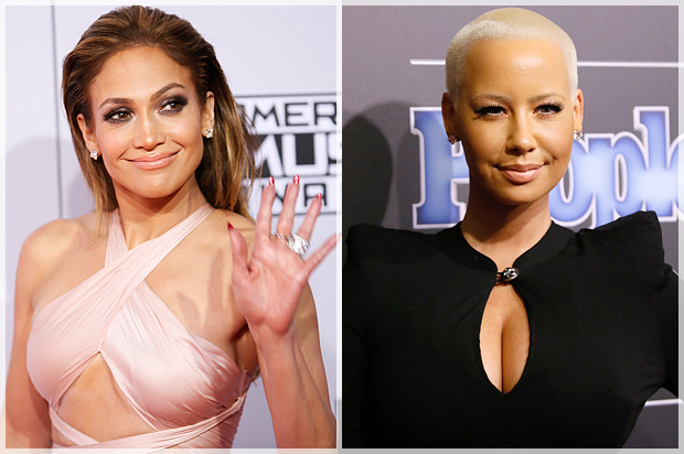 Jennifer Lopez, Amber Rose (Reuters/Richard Shotwell/Danny Moloshok)