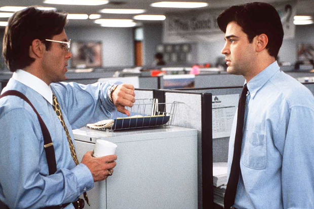 Gary Cole and Ron Livingston in "Office Space" (Twentieth Century Fox)