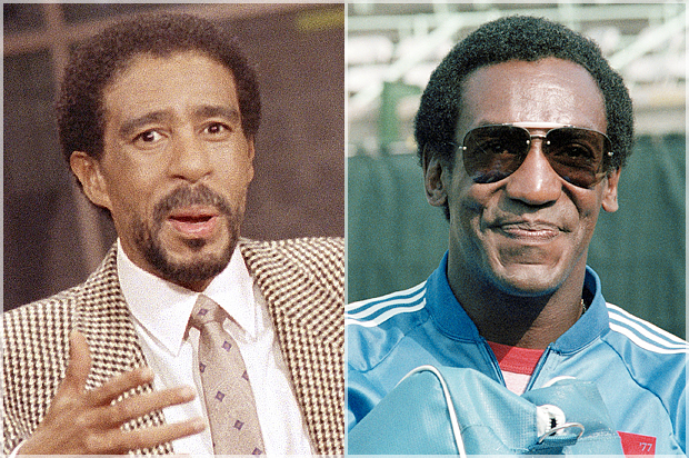 Richard Pryor, Bill Cosby (AP/Susan Ragan)