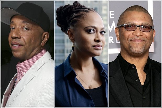 Russell Simmons, Ava DuVernay, Reginald Hudlin (AP/Reuters/Alexandra Wyman/Kevork Djansezian/Matt Sayles)