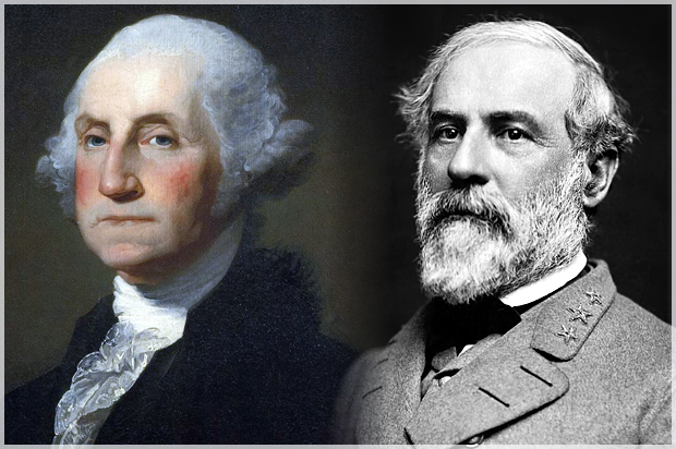George Washington, Robert E. Lee (Wikimedia)