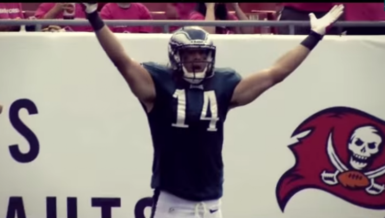 Eagles wide receiver Riley Cooper (YouTube screenshot)