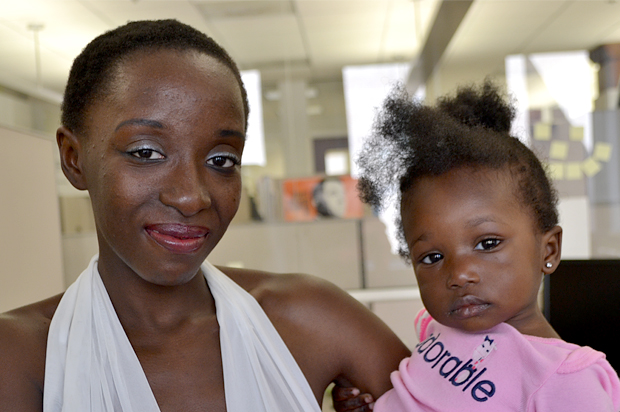 A photo of the author with her daughter
