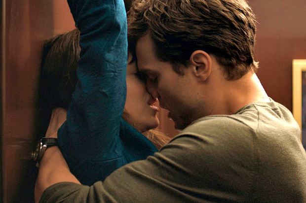 Dakota Johnson and Jamie Dornan in "Fifty Shades of Grey" (Universal Pictures)