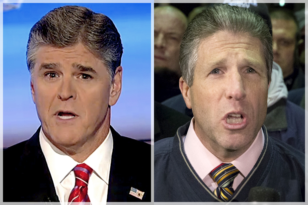 Sean Hannity, Patrick Lynch (Fox News/AP/John Minchillo)