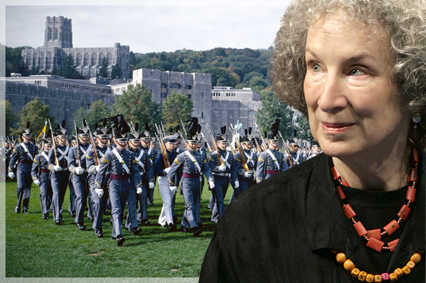 Margaret Atwood (AP/Daniel Ochoa De Olza/<a href='http://www.shutterstock.com/gallery-978674p1.html'>American Spirit</a> via <a href='http://www.shutterstock.com/'>Shutterstock</a>/Photo montage by Salon)