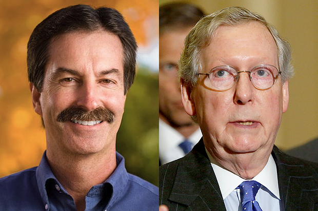 Mike Moon, Mitch McConnell (Twitter/votemikemoon/Reuters/Jonathan Ernst)