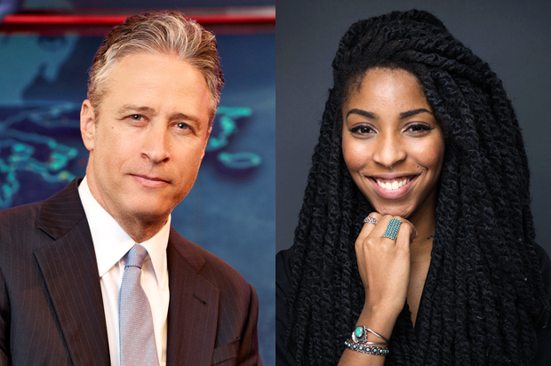 Jon Stewart, Jessica Williams (AP/Martin Crook/Victoria Will)