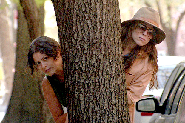 Alia Shawkat and Sophia Takal in "Wild Canaries"