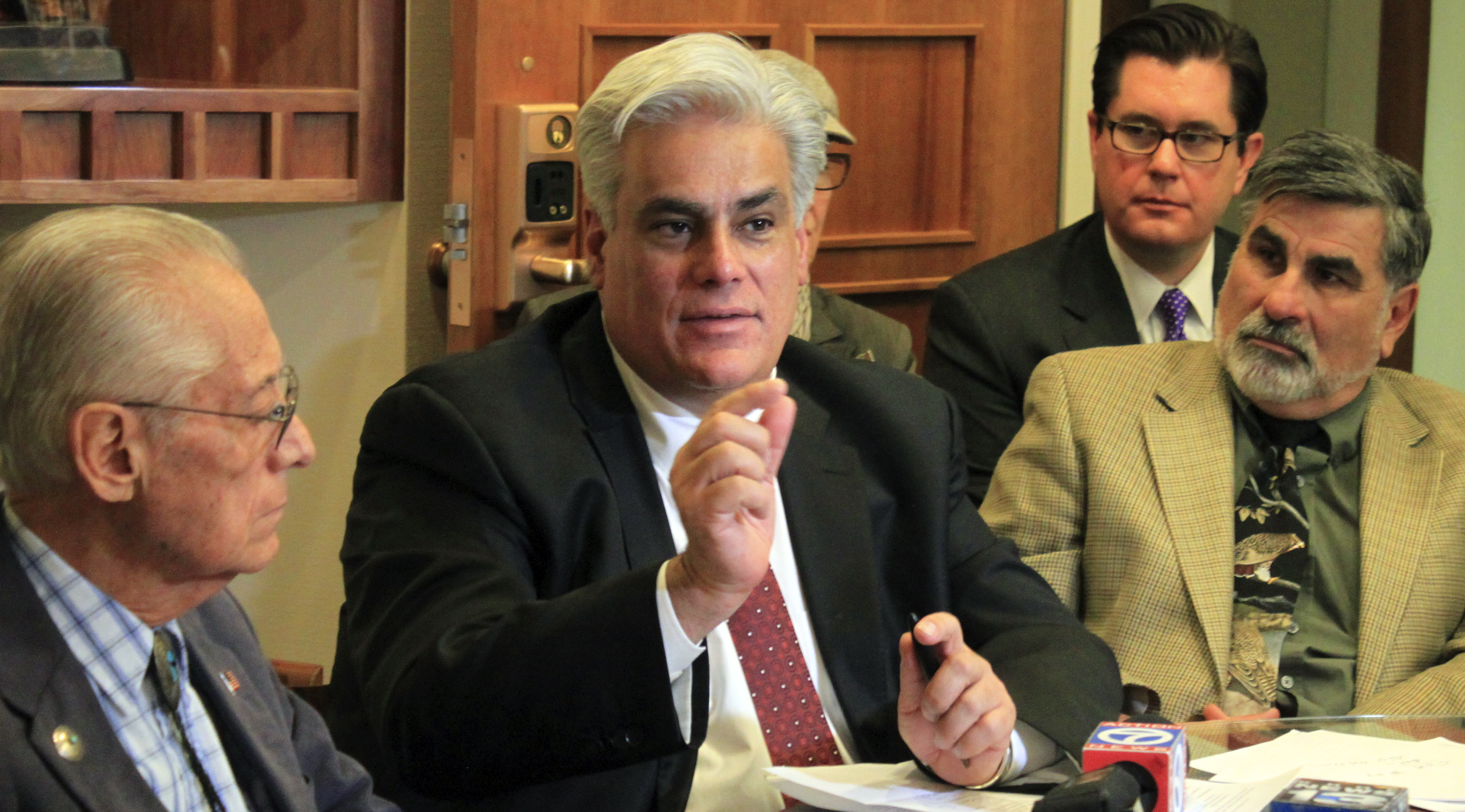 Rep. Ken Martinez, center (AP/Susan Montoya Bryan)