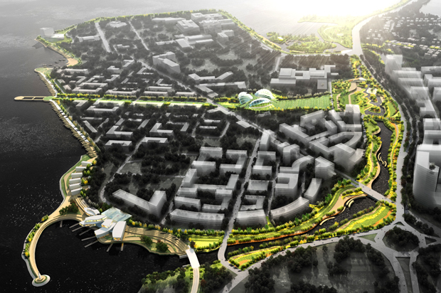 Detail of “The Omega Chain,” a finalist selected in the infrastructure category. (Howard & Cavaluzzi Architects Int. LLC.)