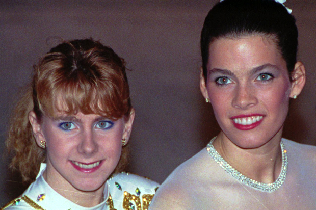 Tonya Harding, Nancy Kerrigan (AP/Phil Sandlin)