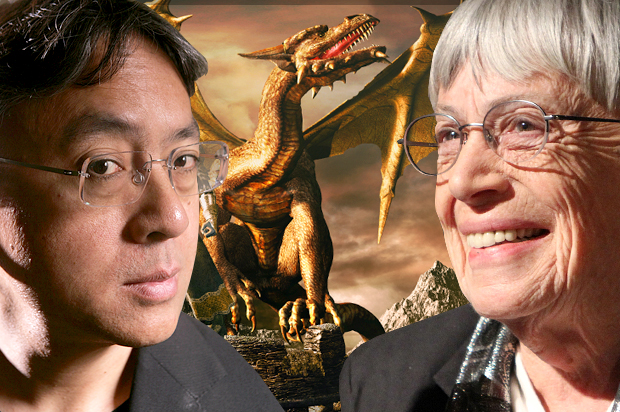 Kazuo Ishiguro, Ursula Le Guin (AP/Carlo Allegri/Jack Liu/<a href='http://www.shutterstock.com/gallery-995411p1.html'>Melkor3D</a> via <a href='http://www.shutterstock.com/'>Shutterstock</a>/Salon)