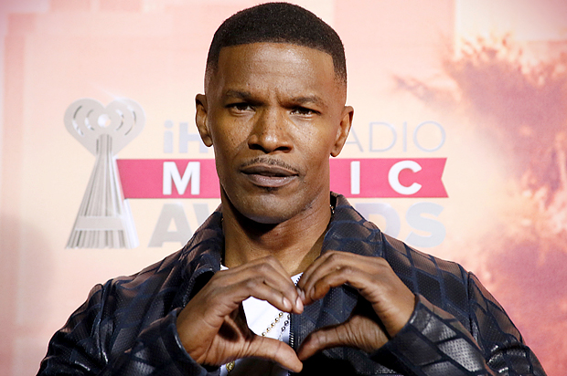 Jamie Foxx, backstage at the 2015 iHeartRadio Music Awards in Los Angeles, March 29, 2015. (Reuters/Danny Moloshok)