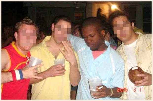 A photo of the author, second from right