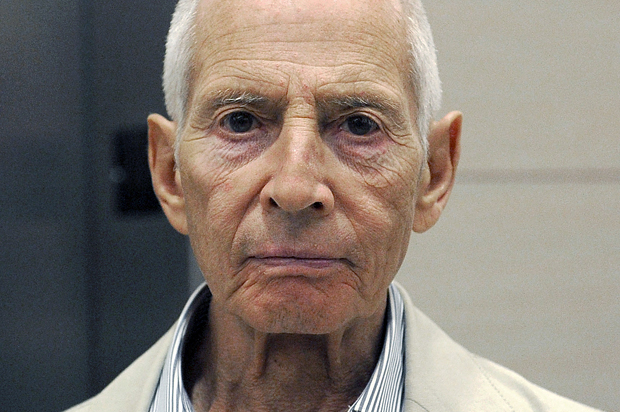 Robert Durst leaves a Houston courtroom Tuesday, Sept. 16, 2014. (AP/Pat Sullivan)